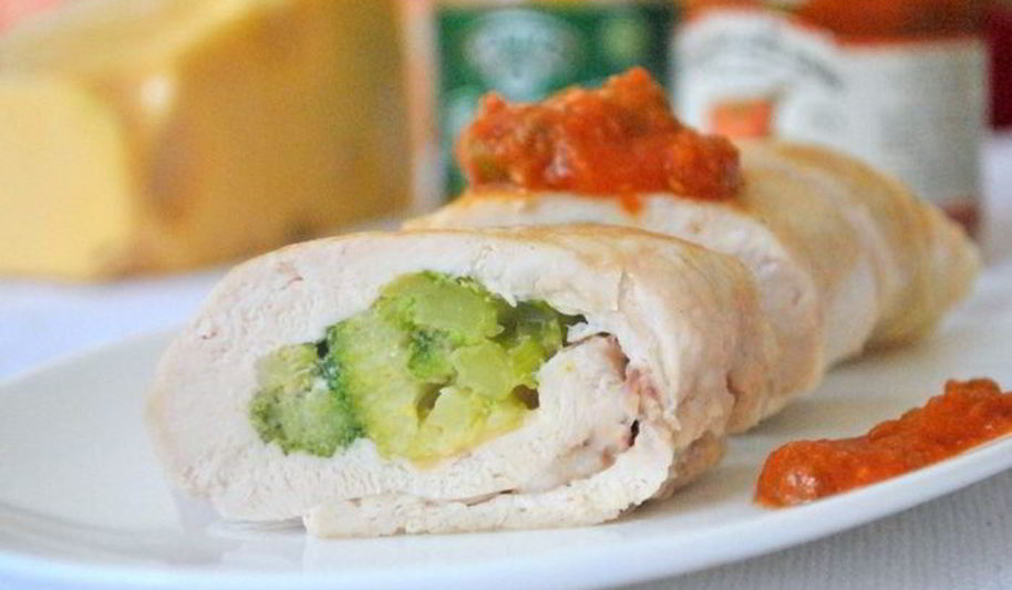 Рецепт куриных роллов с брокколи и сыром