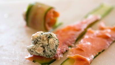 огуречные роллы и пеньки