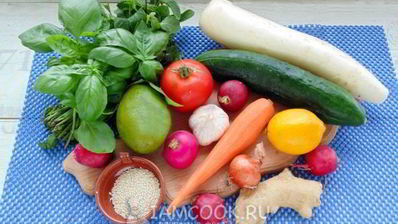 овощные роллы с огурцом и авокадо