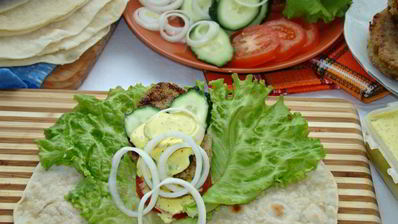 постные домашние роллы