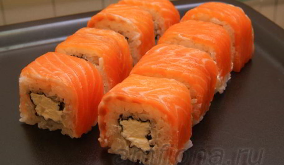 Рецепт ролла филадельфия