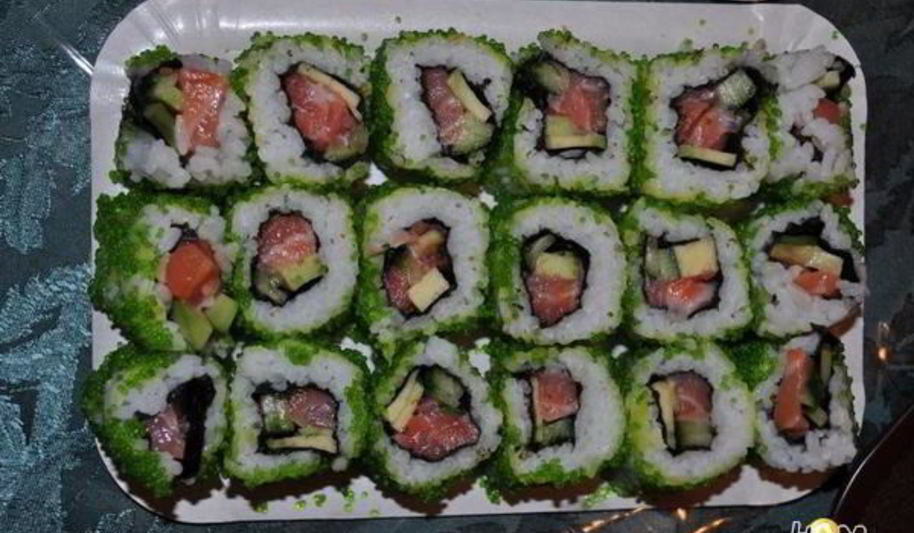 Рецепт ролла калифорния с лососем