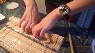 ролл калифорния с лососем