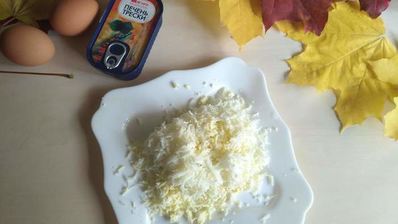 ролл с печенью трески