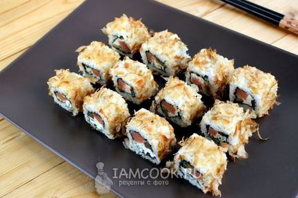 Роллы Бонито со стружкой тунца