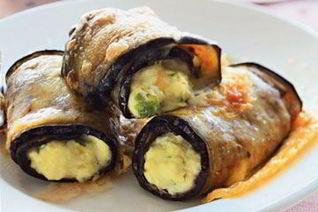 Роллы из баклажанов