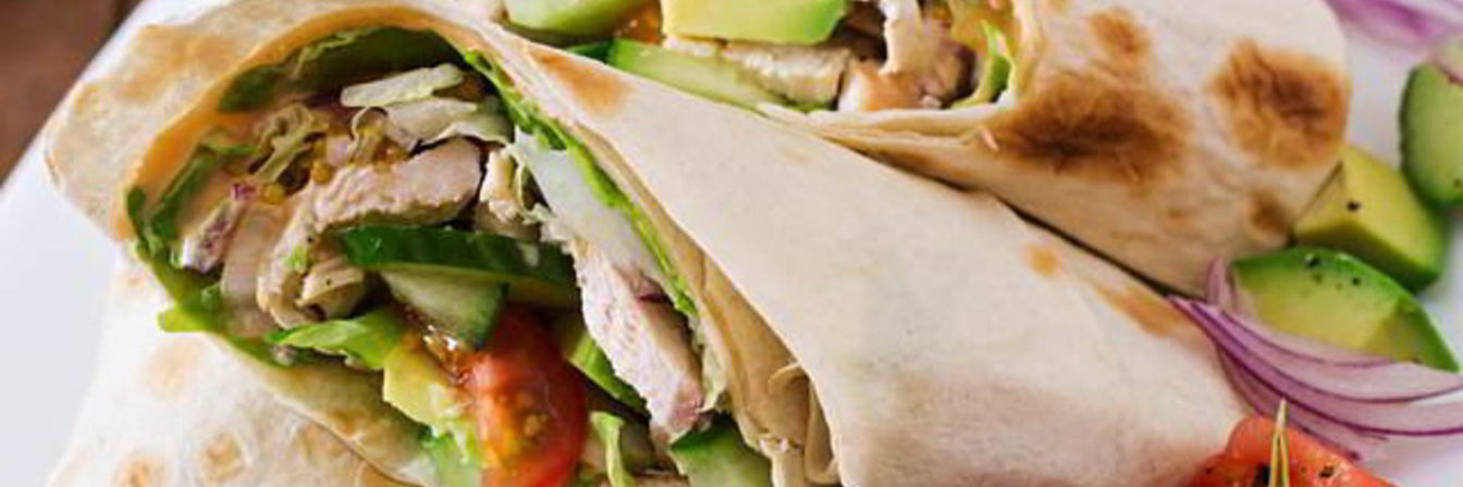 Роллы из лаваша с курицей и сыром