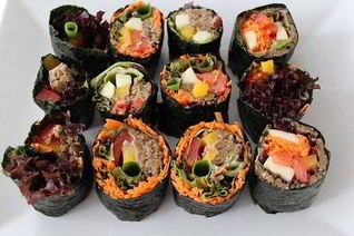 Роллы из моркови