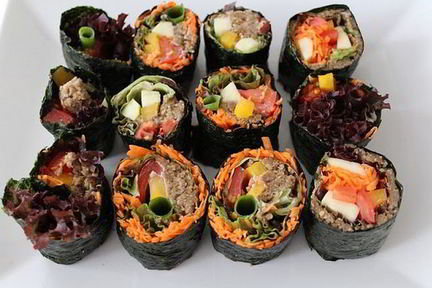 Роллы из моркови