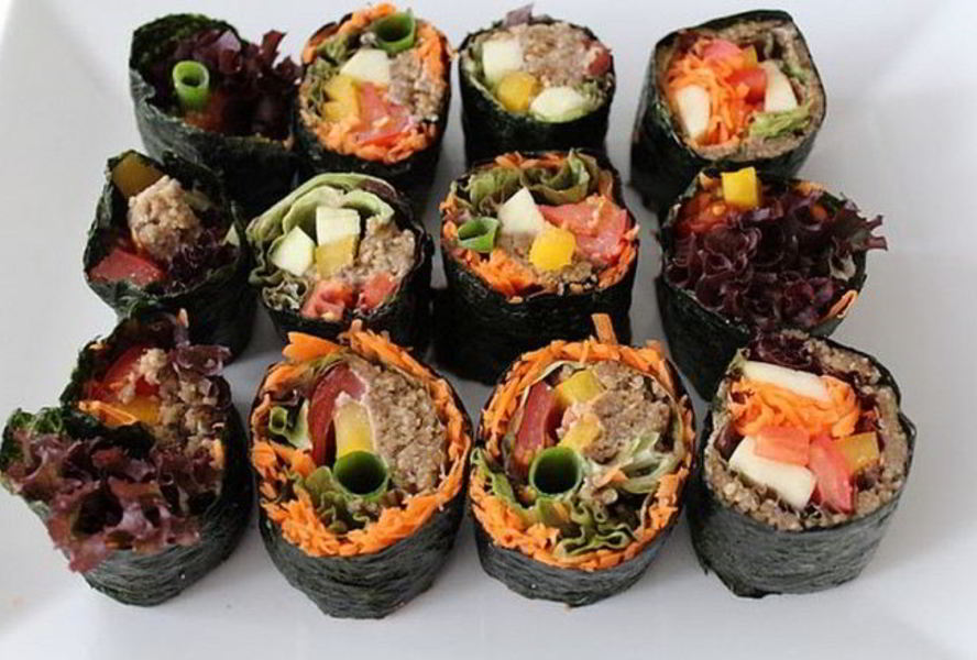 Роллы из моркови