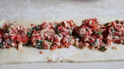 роллы из теста с тунцом