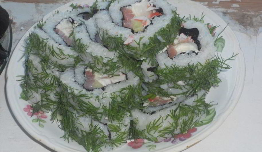 Рецепт роллов калифорния