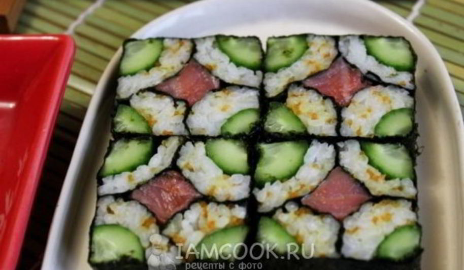 Рецепт роллов мозаика