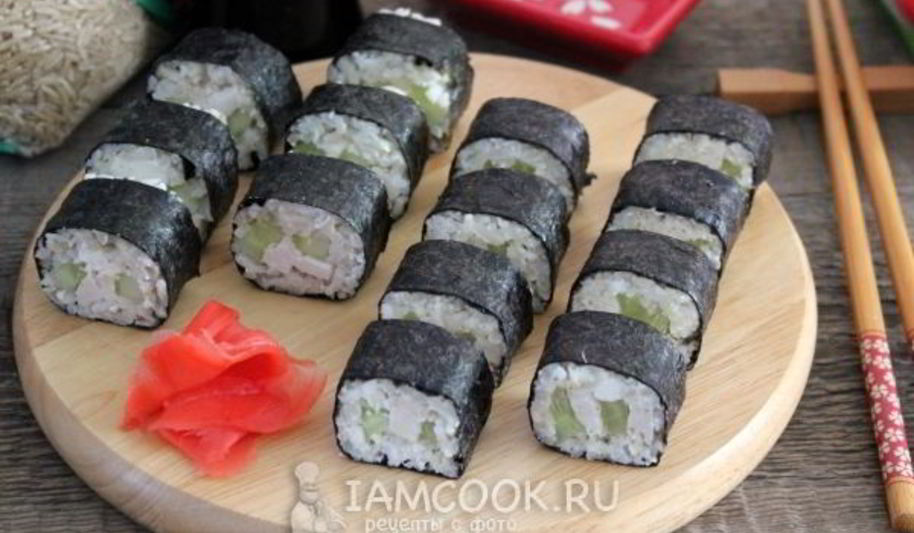 Рецепт роллов с бурым рисом