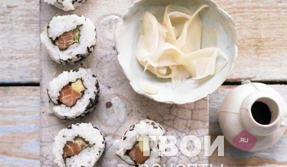 Рецепт роллов с лососем