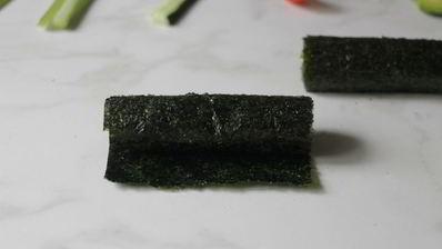 роллы с мидиями и овощами