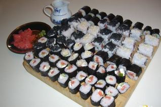 Роллы с семгой