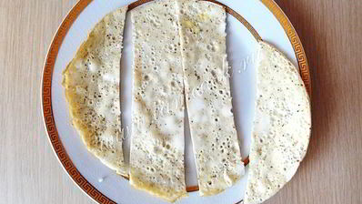 роллы с яичным блинчиком