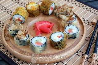 Роллы темпура