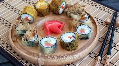 роллы темпура