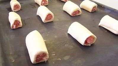 советские роллы — сосиска в тесте