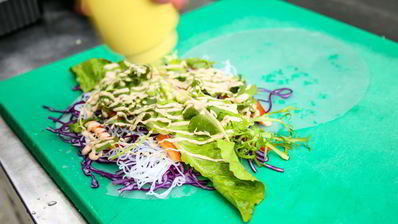 спринг ролл с овощами