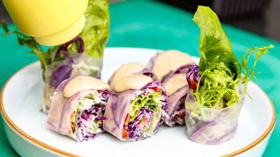 спринг ролл с овощами