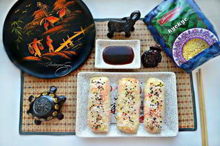 Спринг-роллы с кускусом и овощами