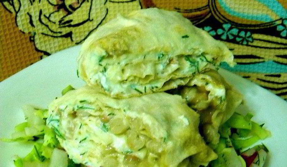 Рецепт витаминного сытного ролла