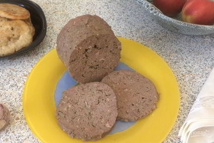 Рубленая колбаса из куриных потрошков