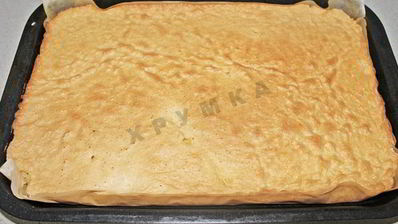 бисквитный рулет с бананом