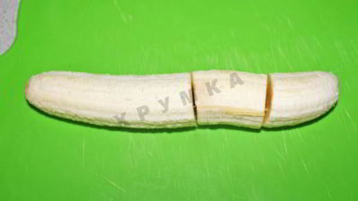 бисквитный рулет с бананом