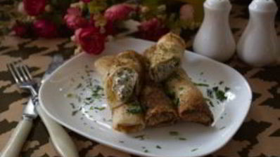 блинные рулетики с начинкой