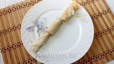 блинные рулетики с селедкой