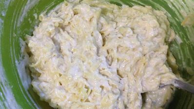 кабачковый рулет с творожной начинкой