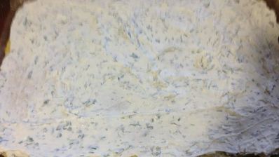 кабачковый рулет с творожной начинкой