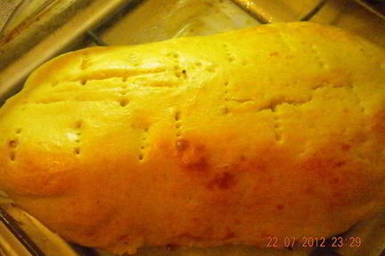 Картофельный рулет с фаршем