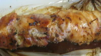 куриный рулет с цуккини, морковью и сыром