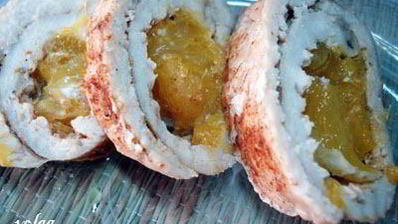 куриные рулетики с апельсинами