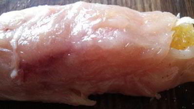 куриные рулетики с апельсинами