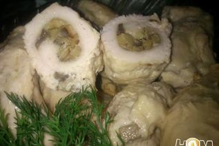 Куриные рулетики с грибами