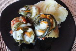 Легкие рулетики с сыром