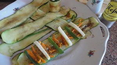 легкие рулетики с сыром