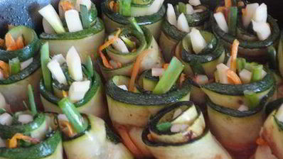 легкие рулетики с сыром