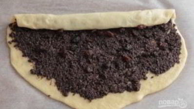 маковый рулет из дрожжевого теста