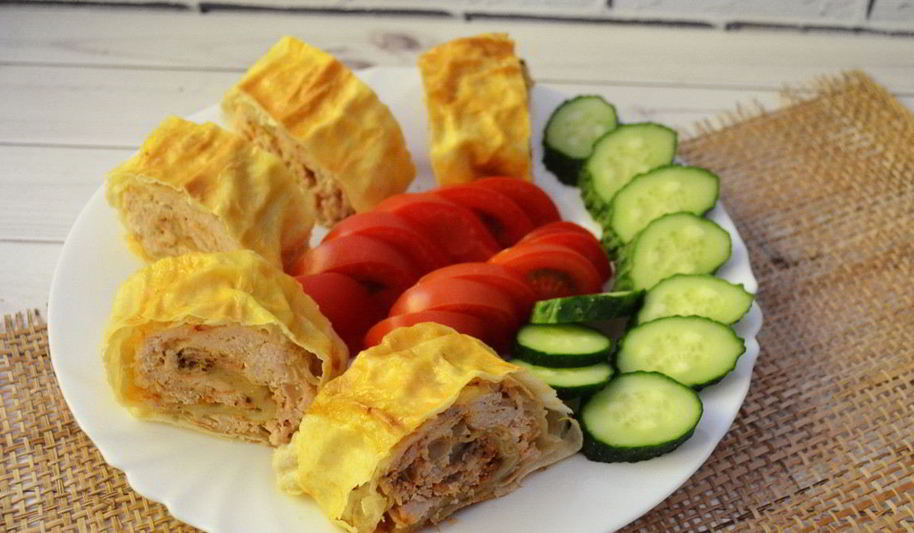 Рецепт мясного рулета из лаваша