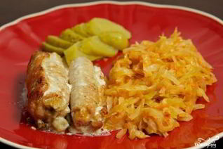 Мясной рулет на пару