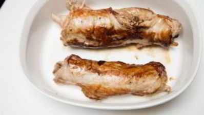 мясной рулет с грибами