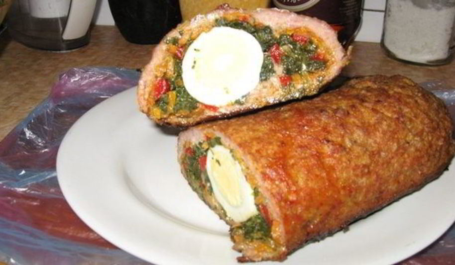 Рецепт мясного рулета циклоп