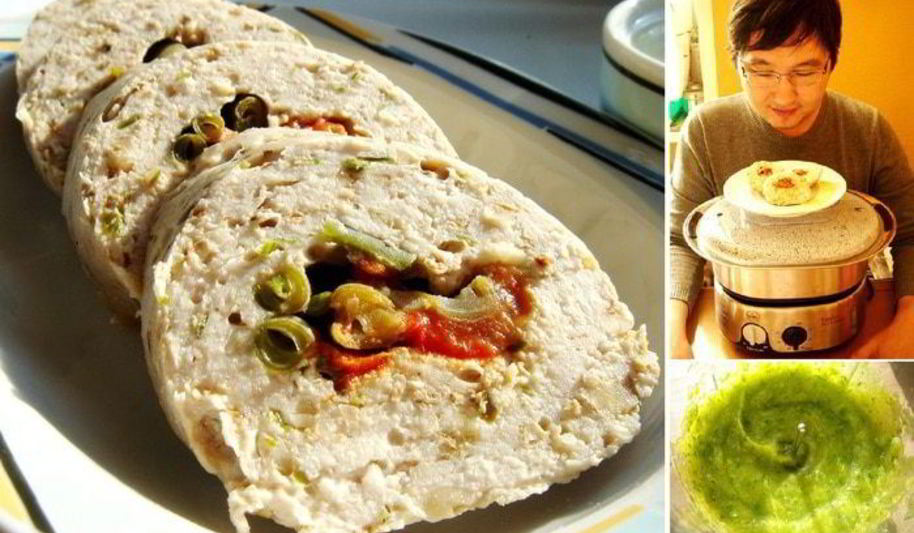 Рецепт парового рулета с овощным соусом